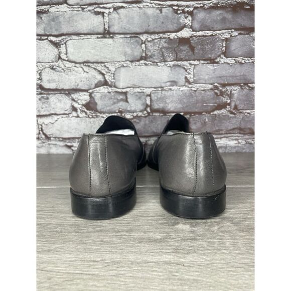 Florsheim Handmade Gray Leather Slip On Loafers Dress Shoes Men Sz 9.5D US/43EU - Picture 4 of 16